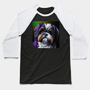 Puppy Shih Tzu Baseball T-Shirt